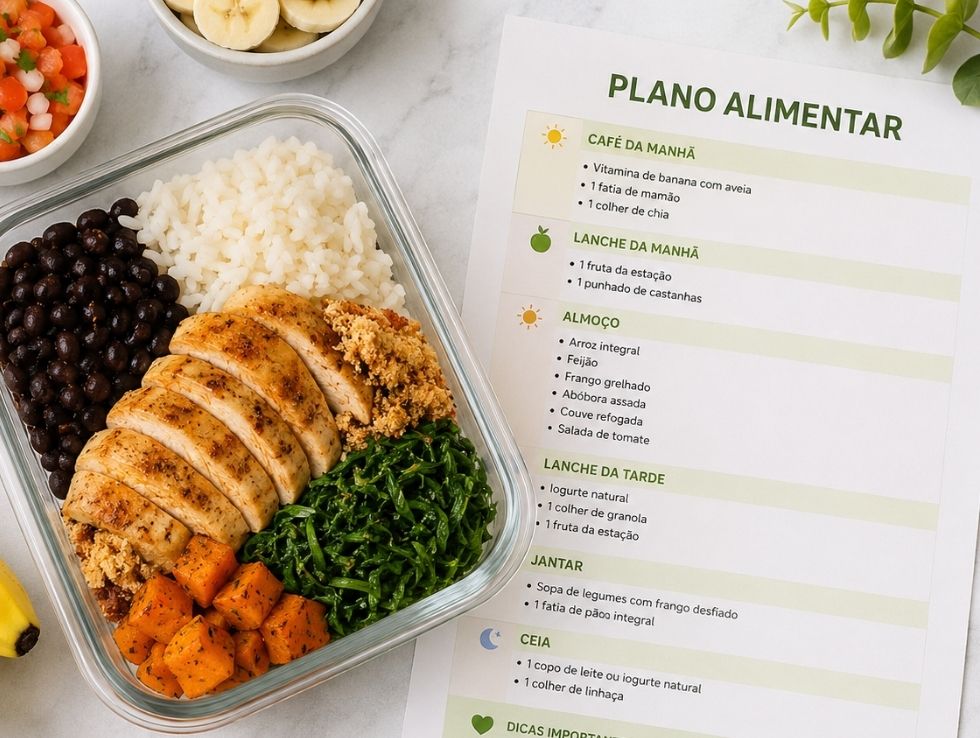 Como funciona a consulta com nutricionista online 2 plano alimentar personalizado enviado na consulta online